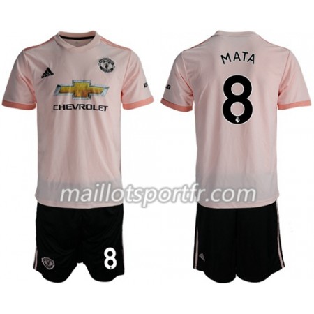 Maillot de Foot Manchester United Mata 8 Enfant Extérieur 2018/19